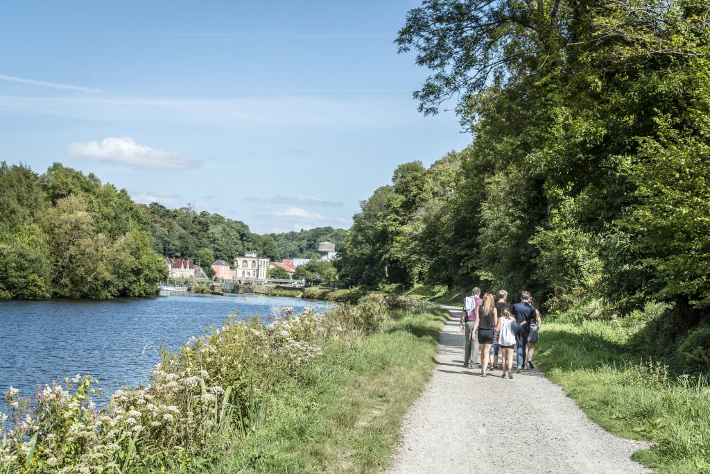 Balade sur le chemin du halage, Hennebont (Morbihan) 