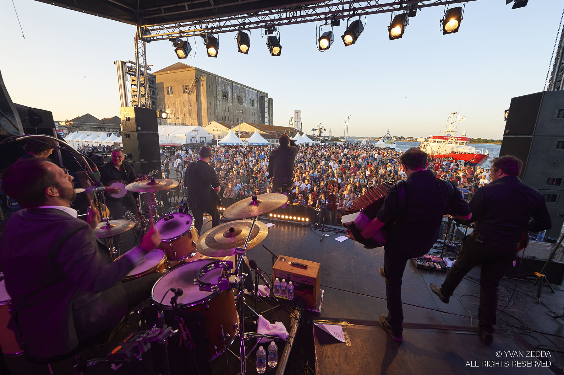 Concert à Lorient La Base lors de Ports en fête