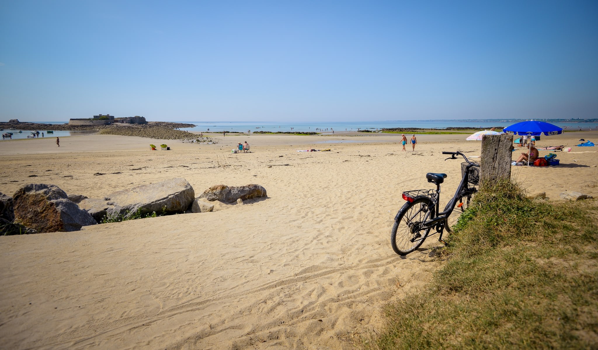 Plage du fort-Bloqué à Plœmeur (Morbihan)