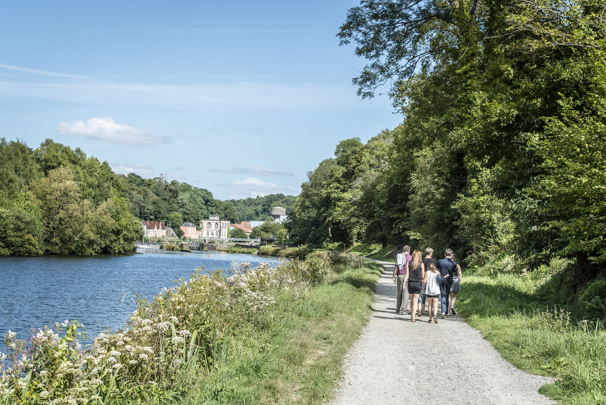 Le Blavet, promenade en famille