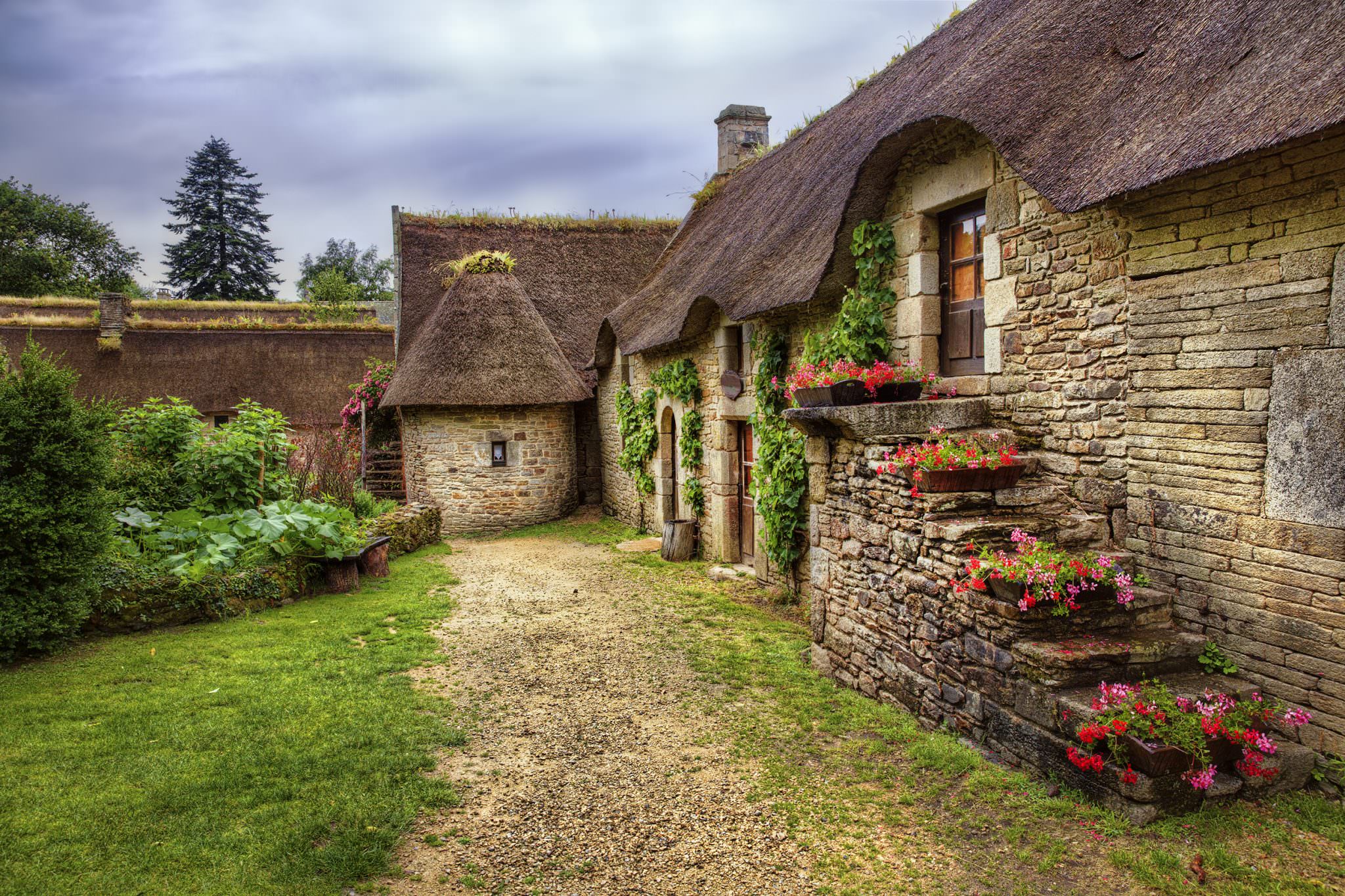 Habitation du village de Poul Fetan, Quistinic