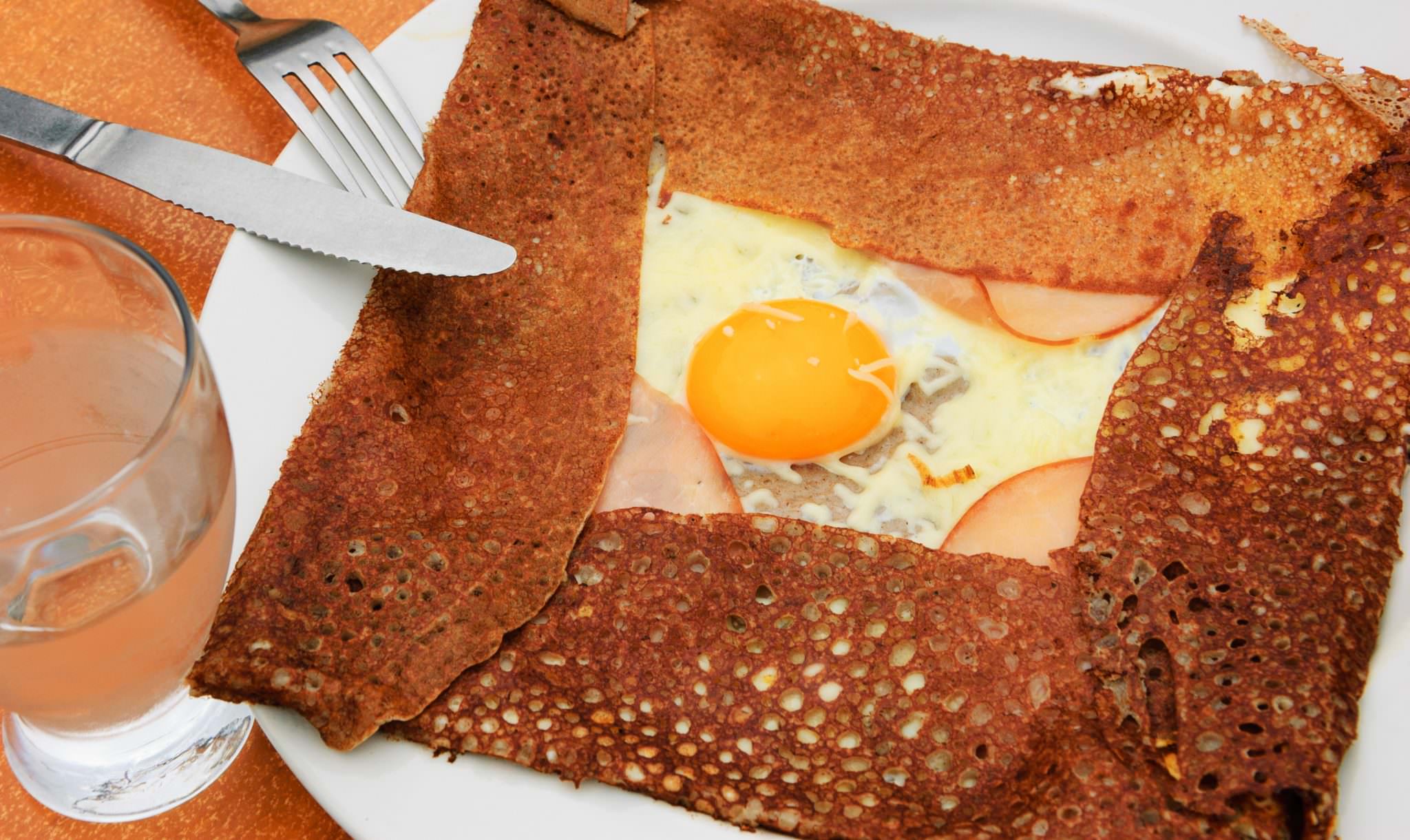 Lorient, crêpe jambon oeuf