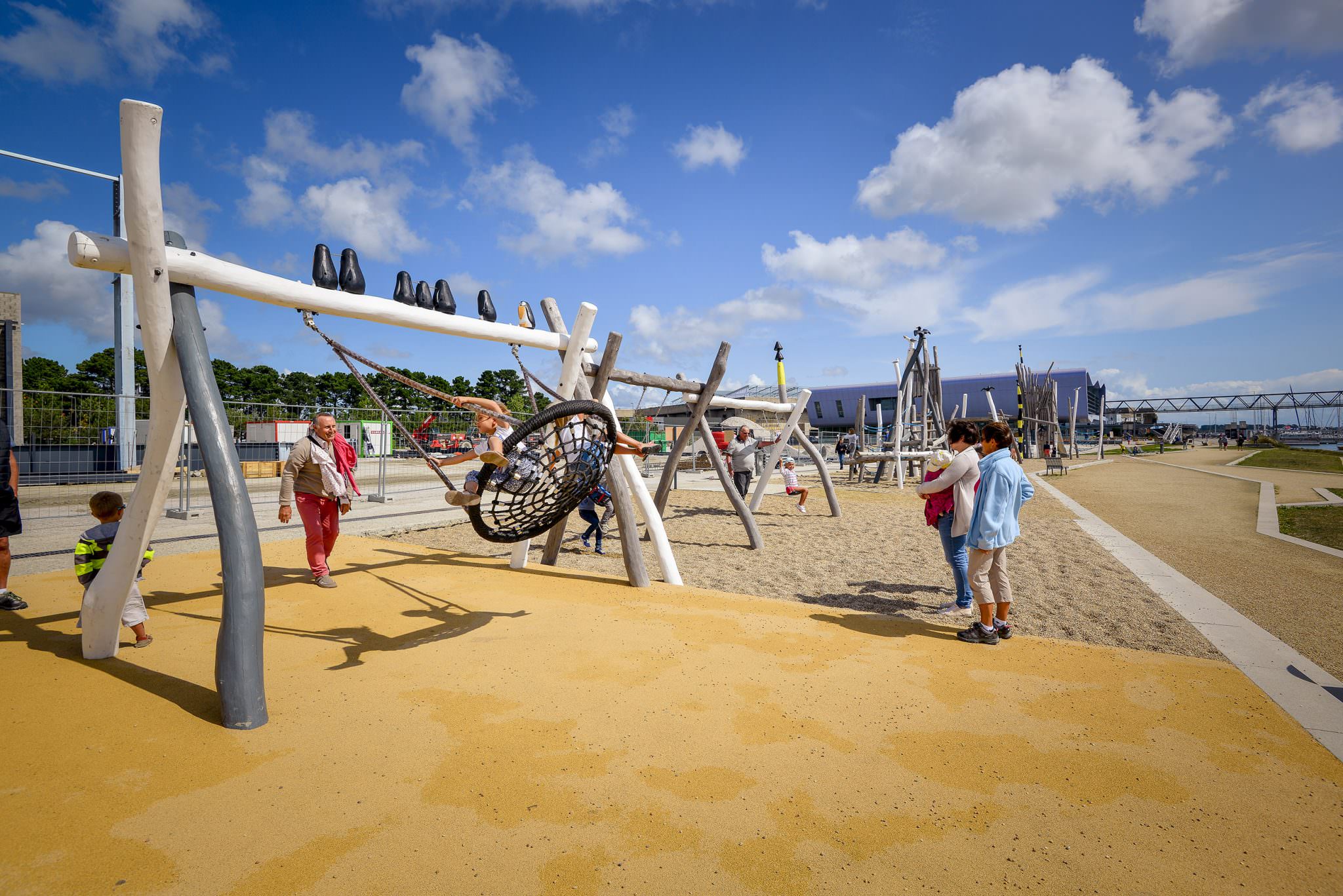 Aire de jeux pour enfants à Lorient La Base (Morbihan)