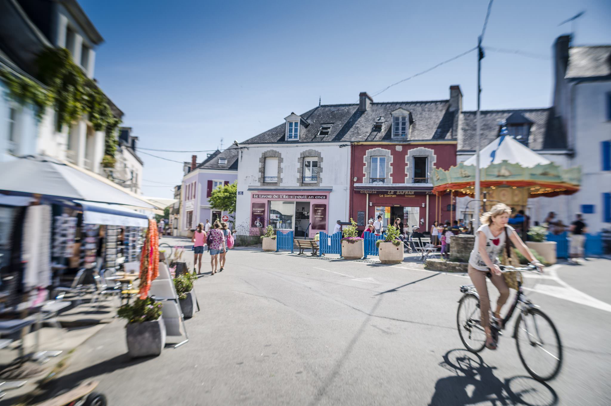 Le bourg de l'Ile de Groix