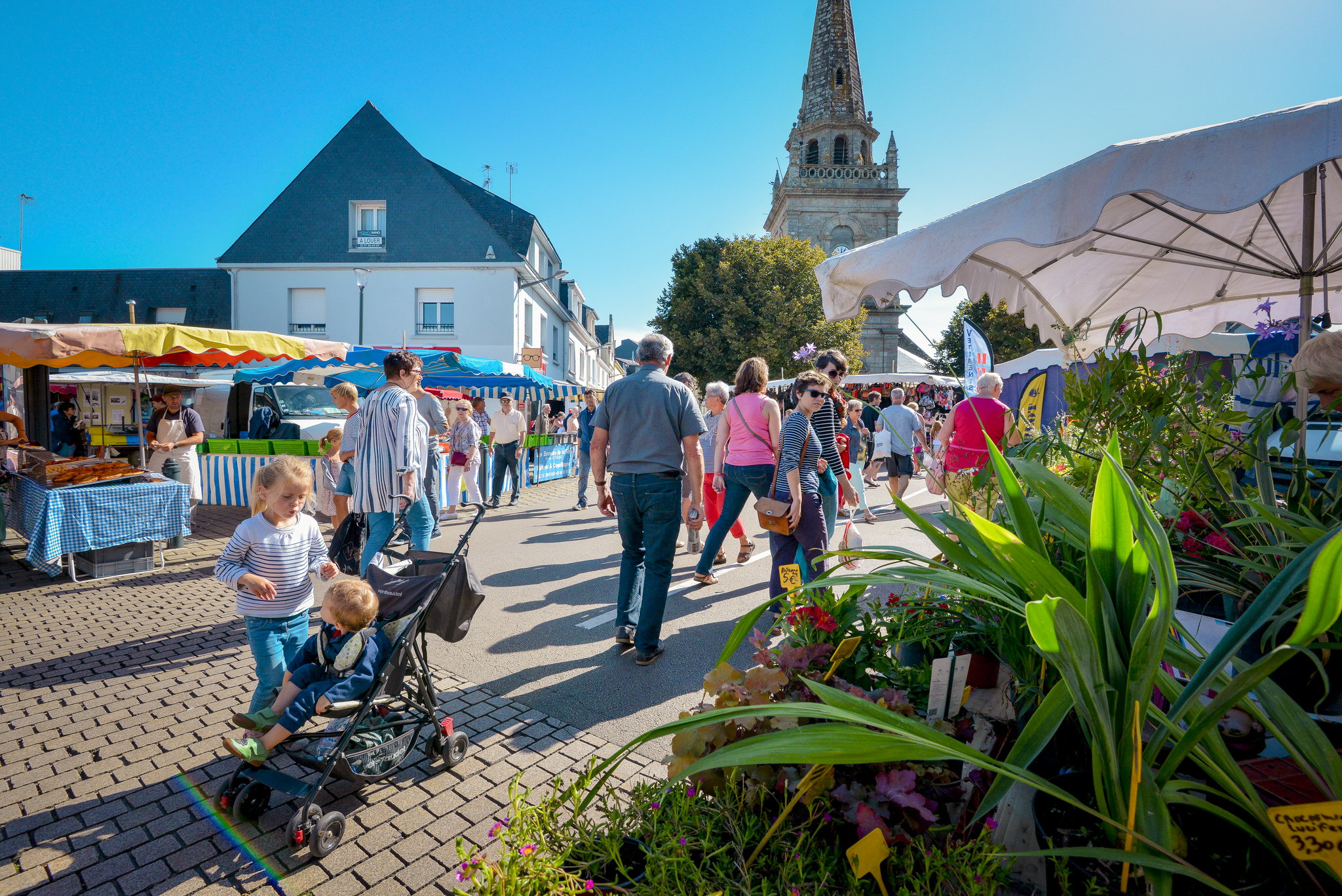 Marché de Plœmeur (Morbihan)