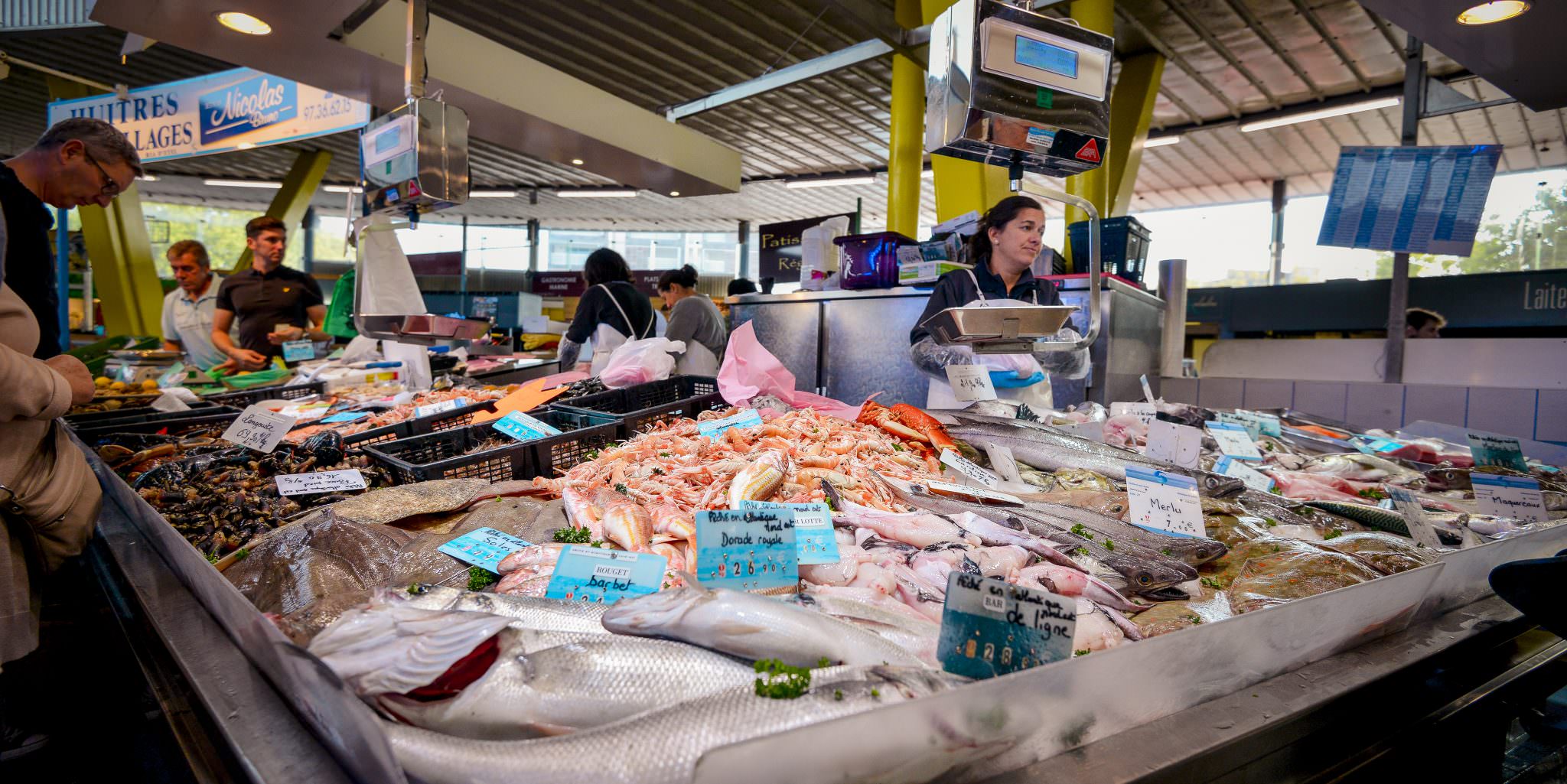 Lorient, marché aux poissons de Merville