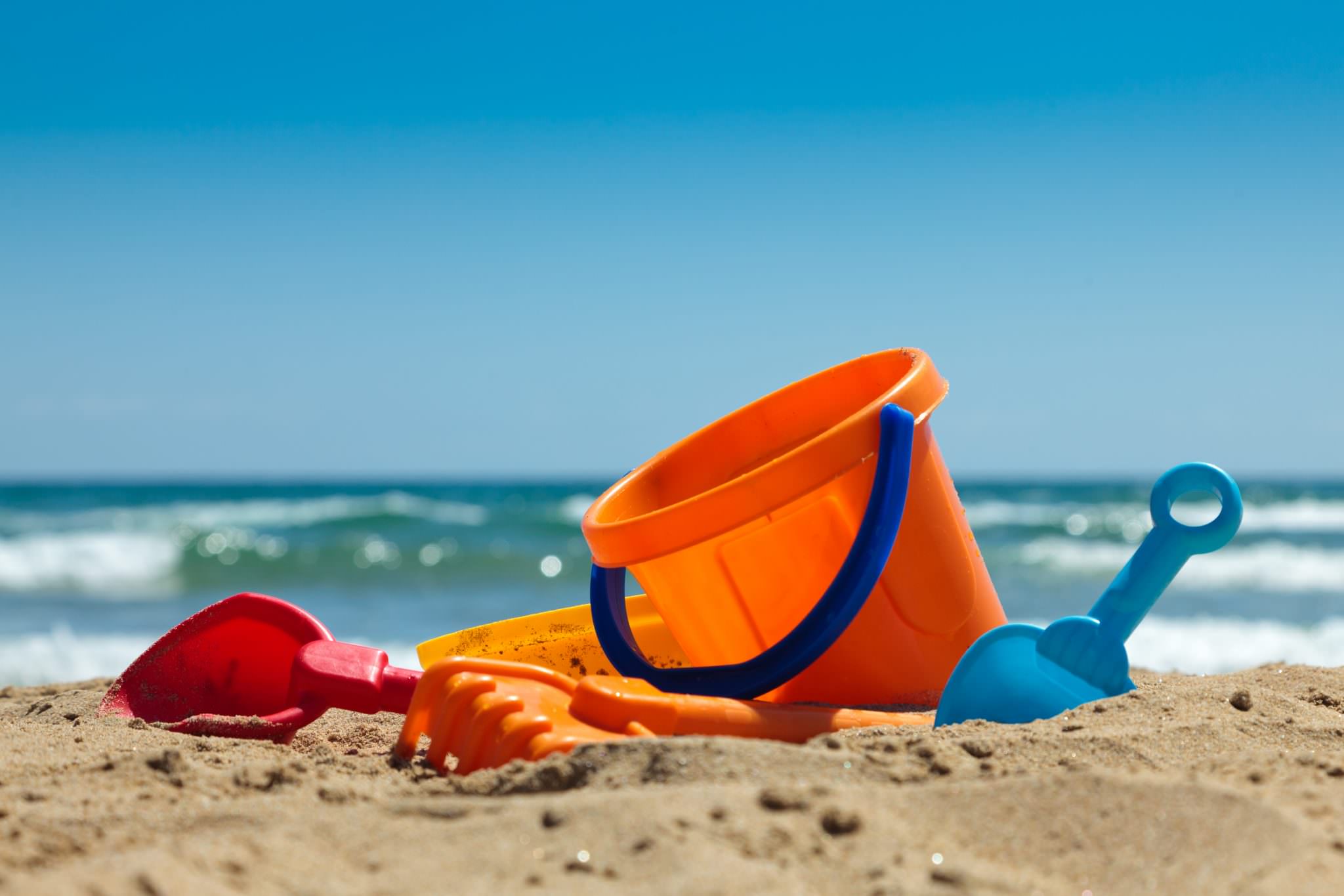 Lorient, jeu de sable sur la plage