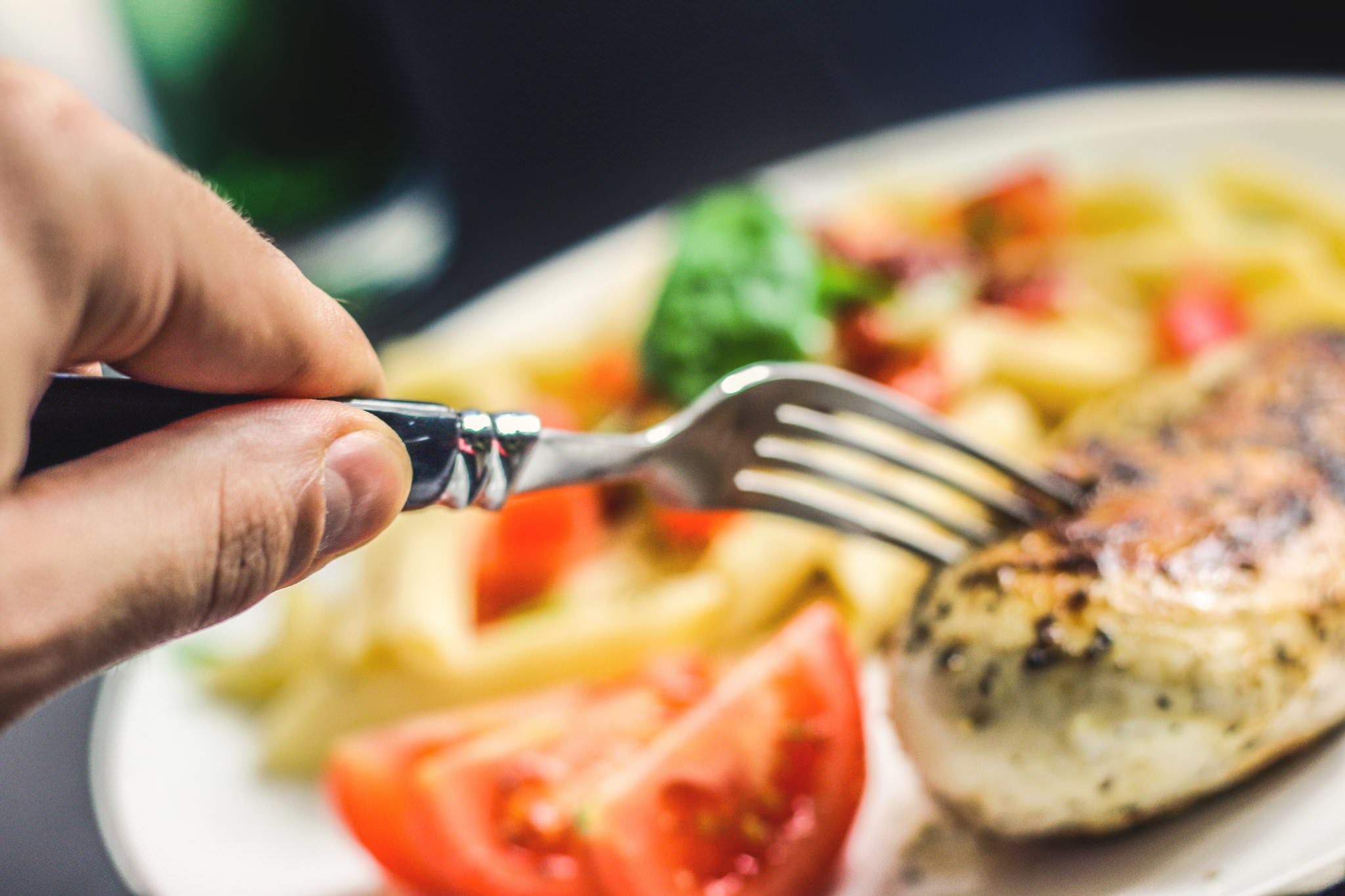 Plat dans une brasserie