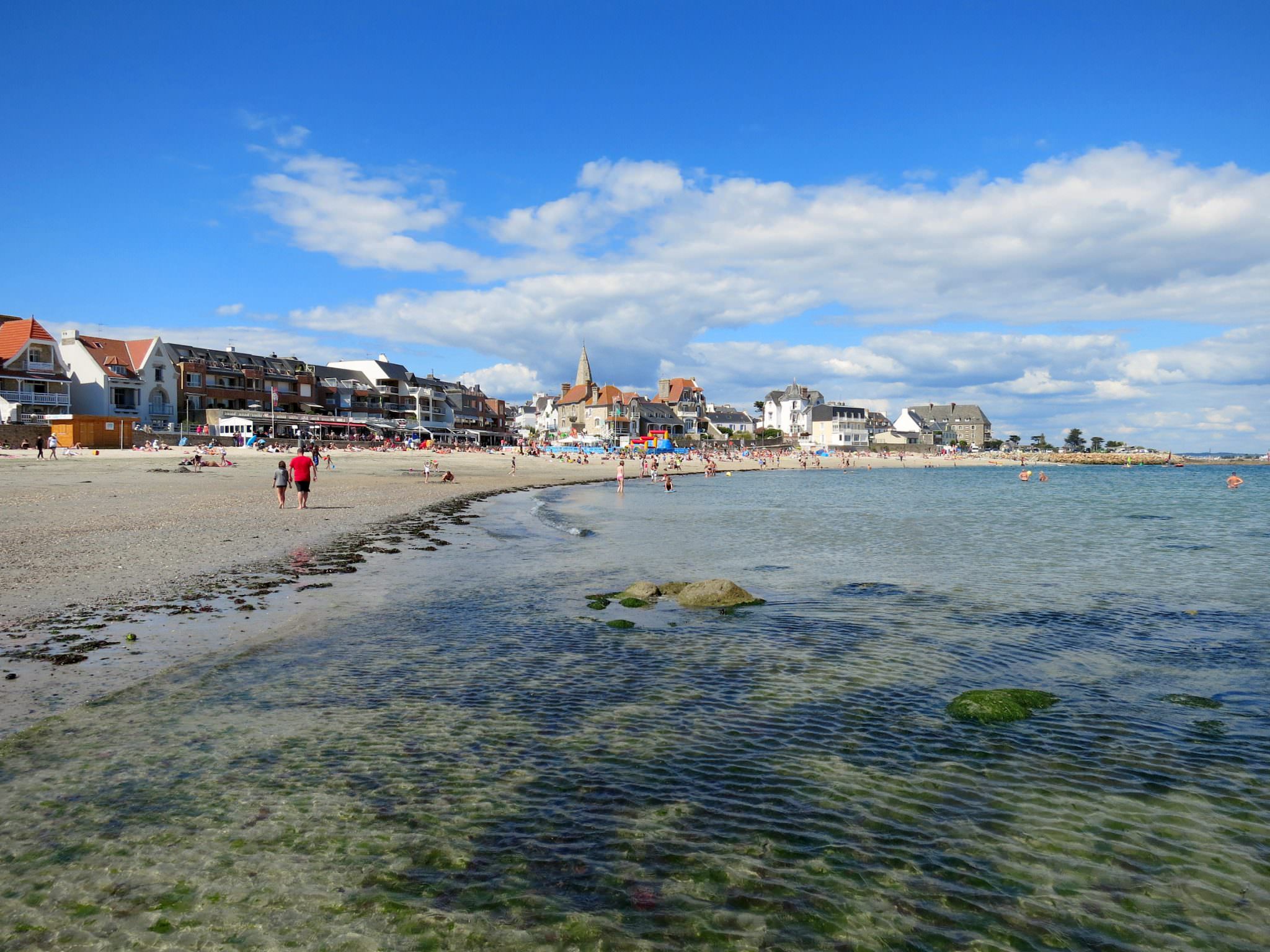 La plage de Port-marie à Larmor-plage