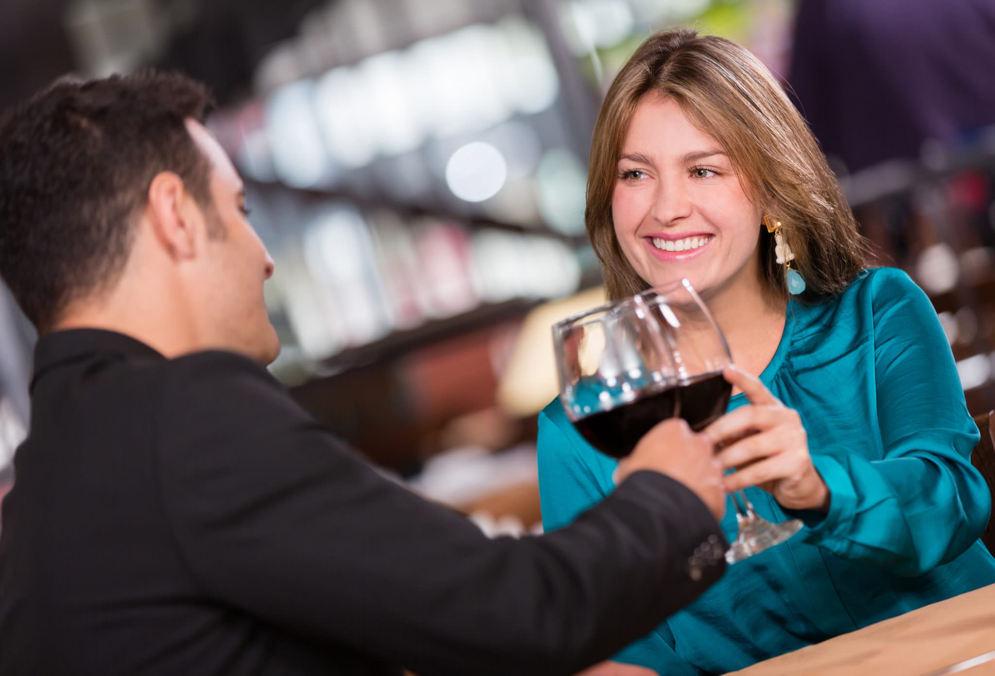 Couple dans un restaurant à Riantec