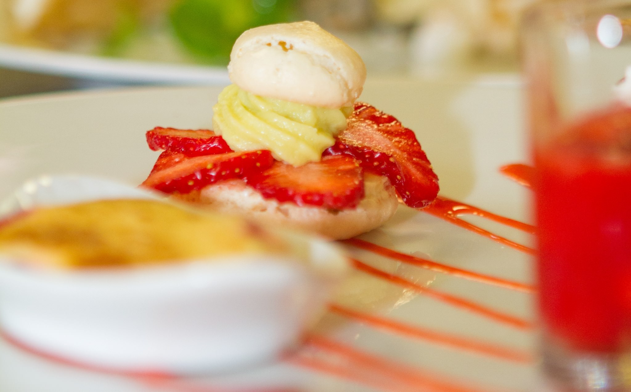 Dessert dans un restaurant gastronomique à Lorient