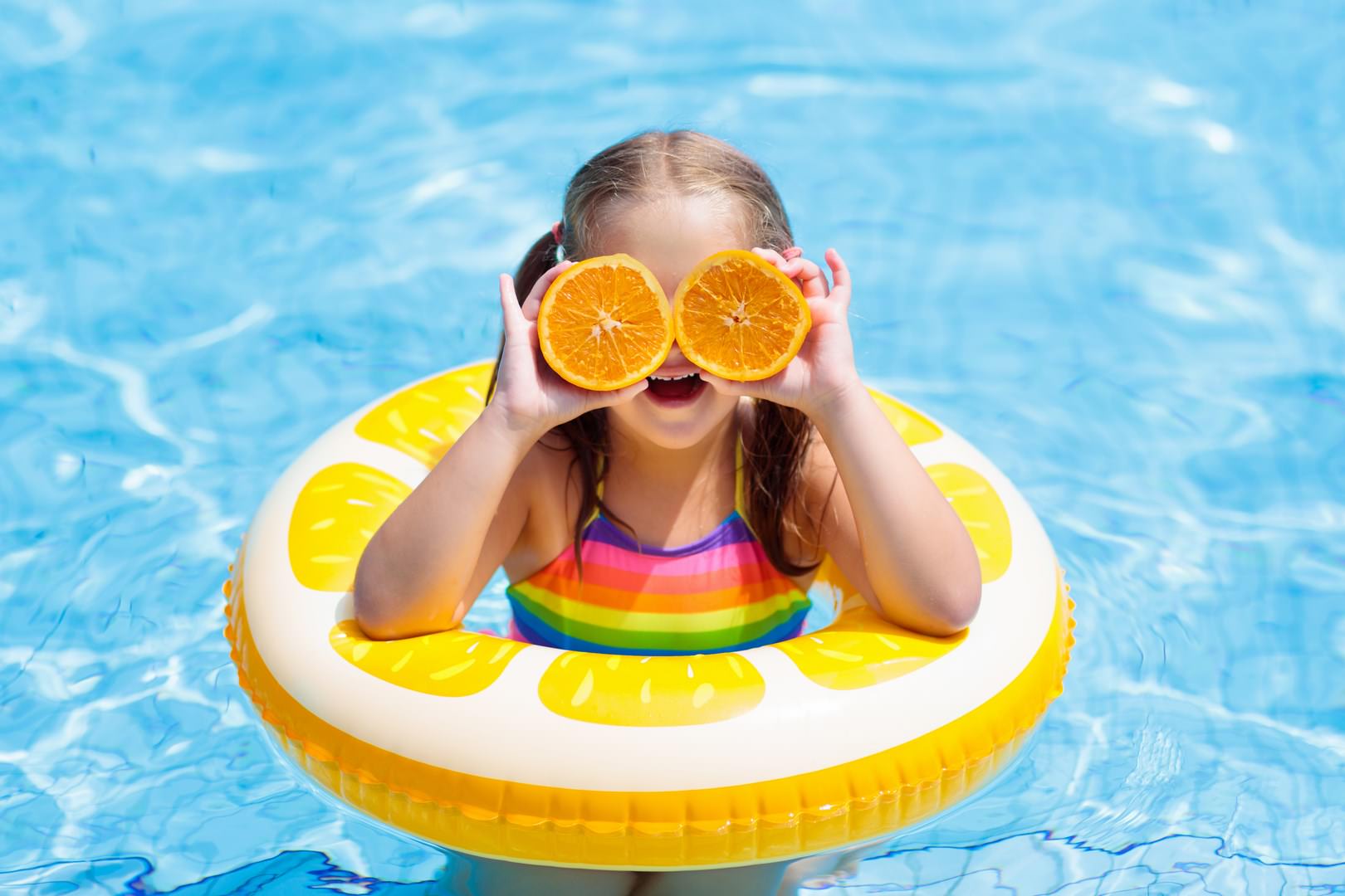 Bonheur dans la piscine, Morbihan