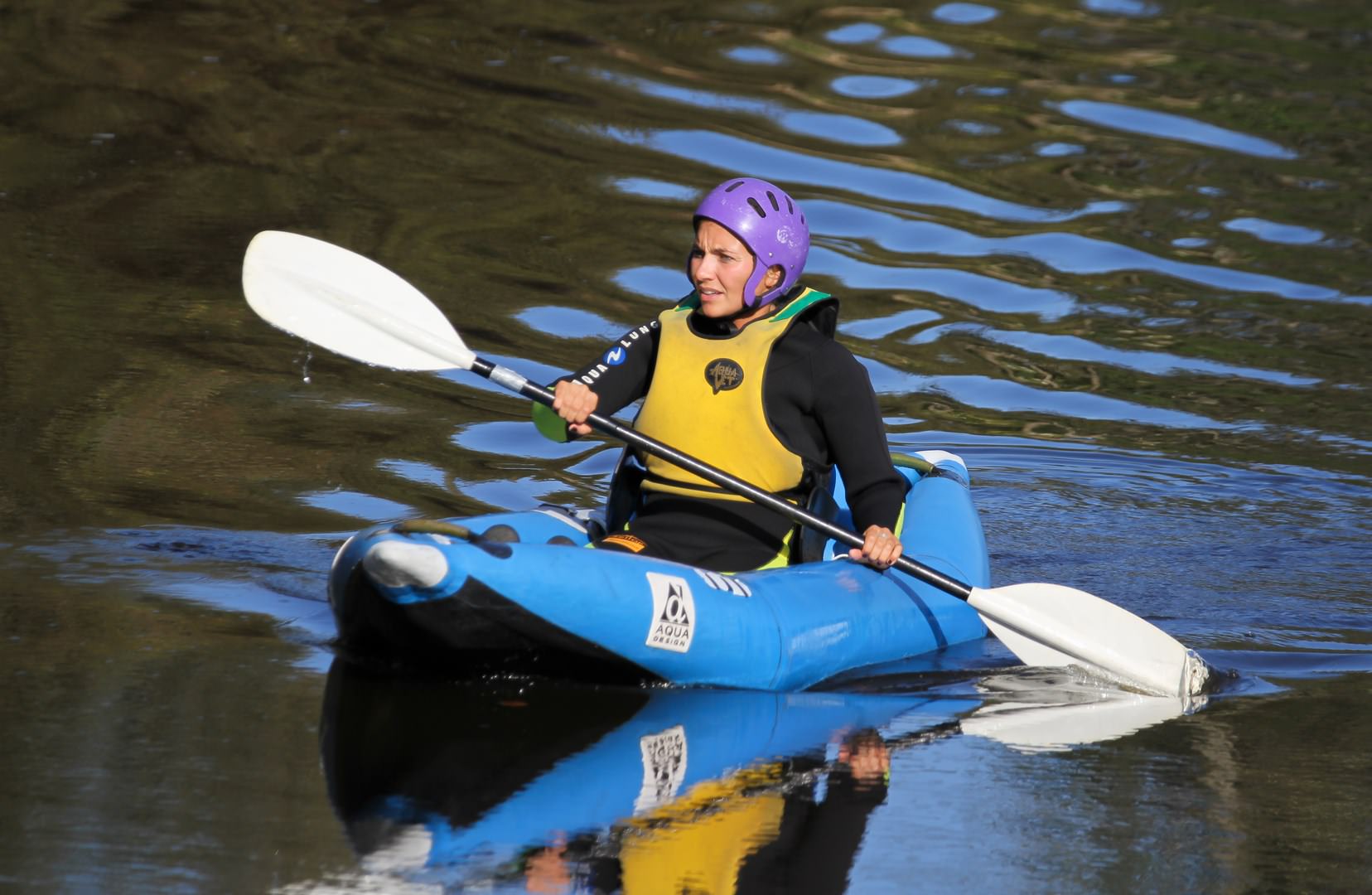 Inzinzac-Lochrist, kayak au parc d'eau vive