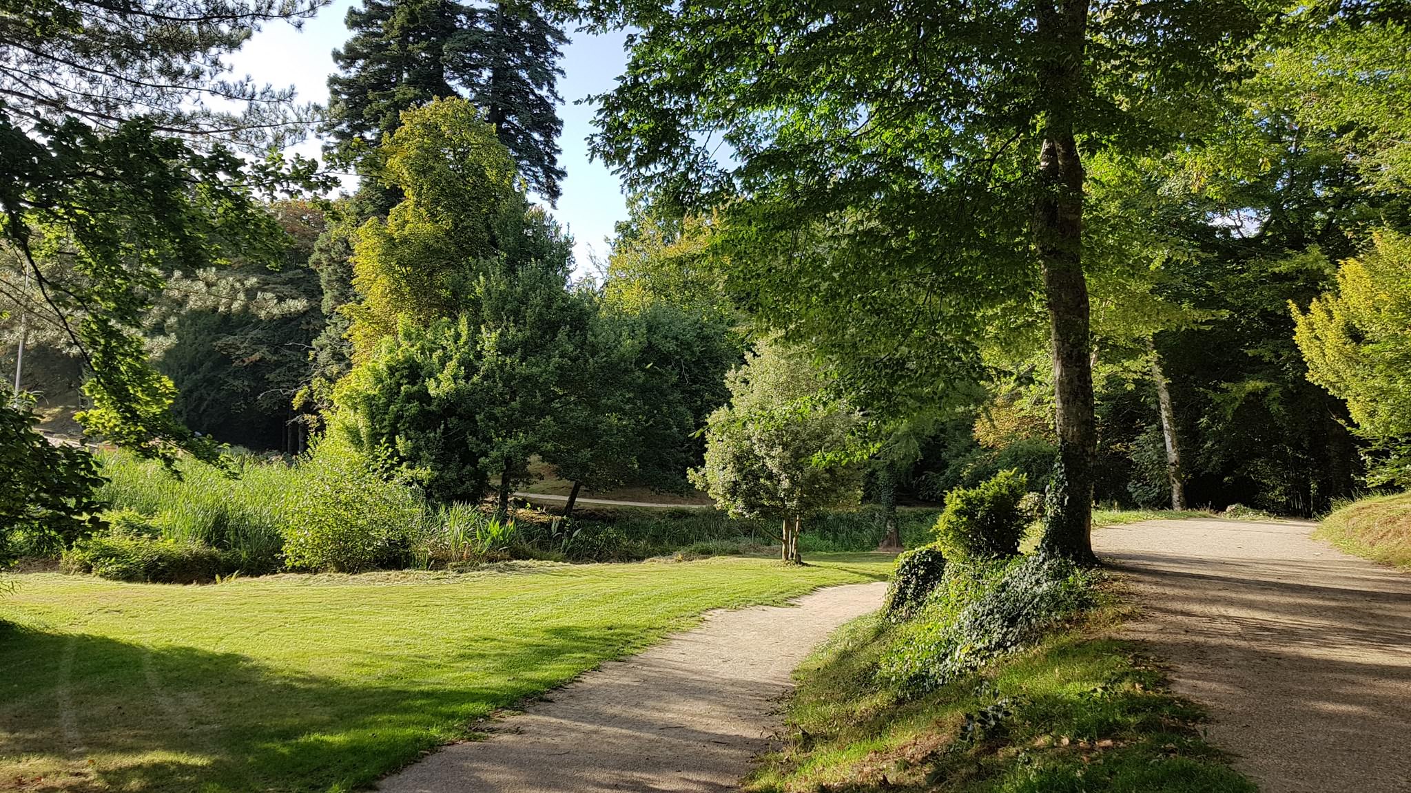 Hennebont, chemin au Parc de Kerbihan