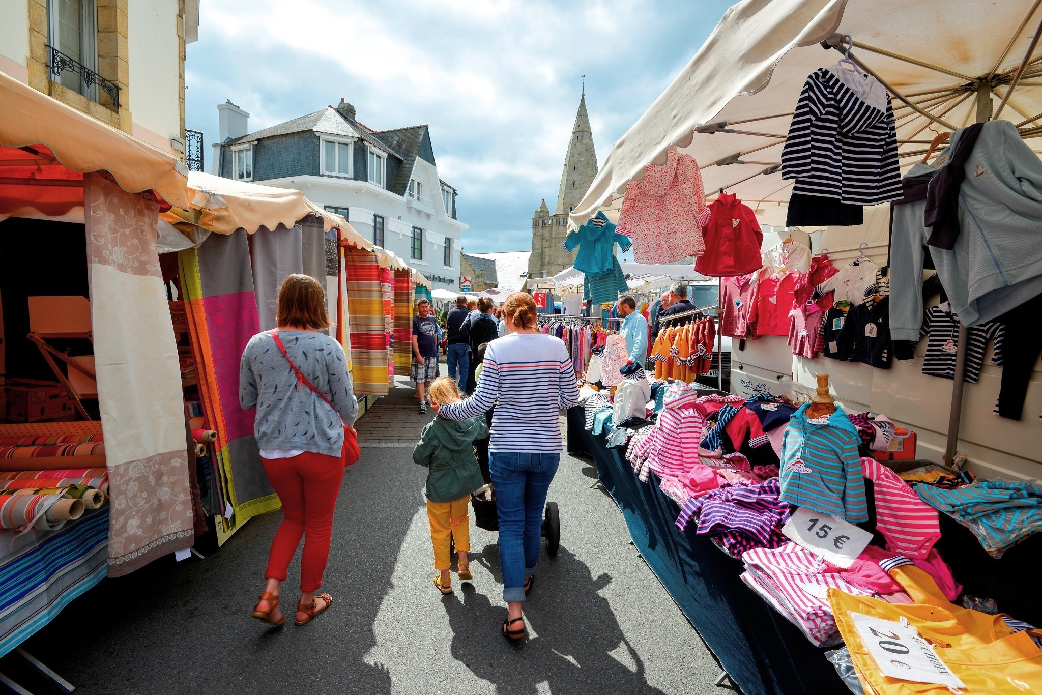 Marché de Larmor-Plage (Morbihan)