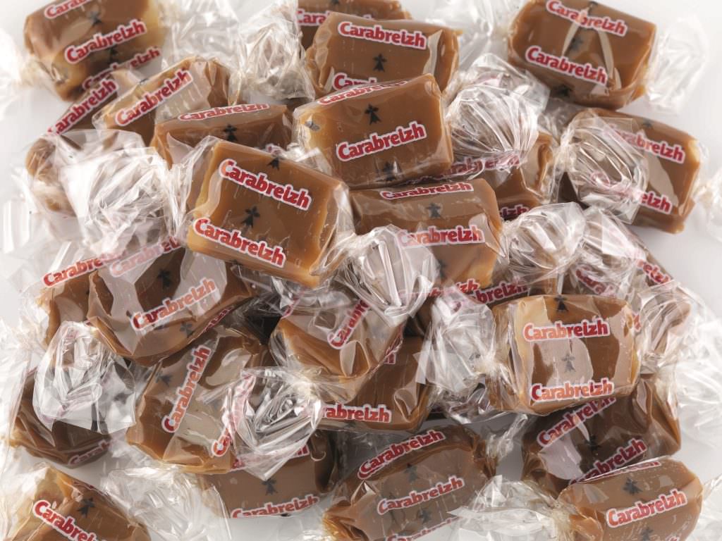 Bonbons caramel au beurre salé de bretagne de chez Carabreizh® (Morbihan)