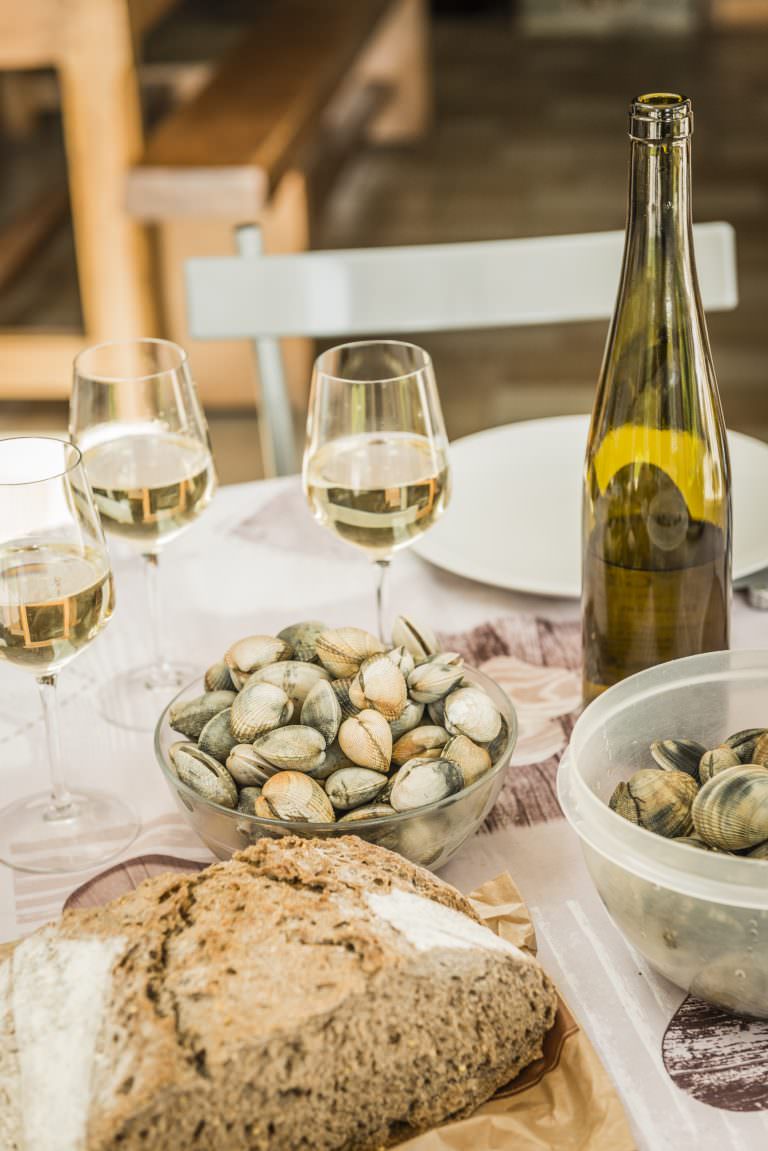 Repas de coques et spécialités locales de Lorient Bretagne Sud (Morbihan)