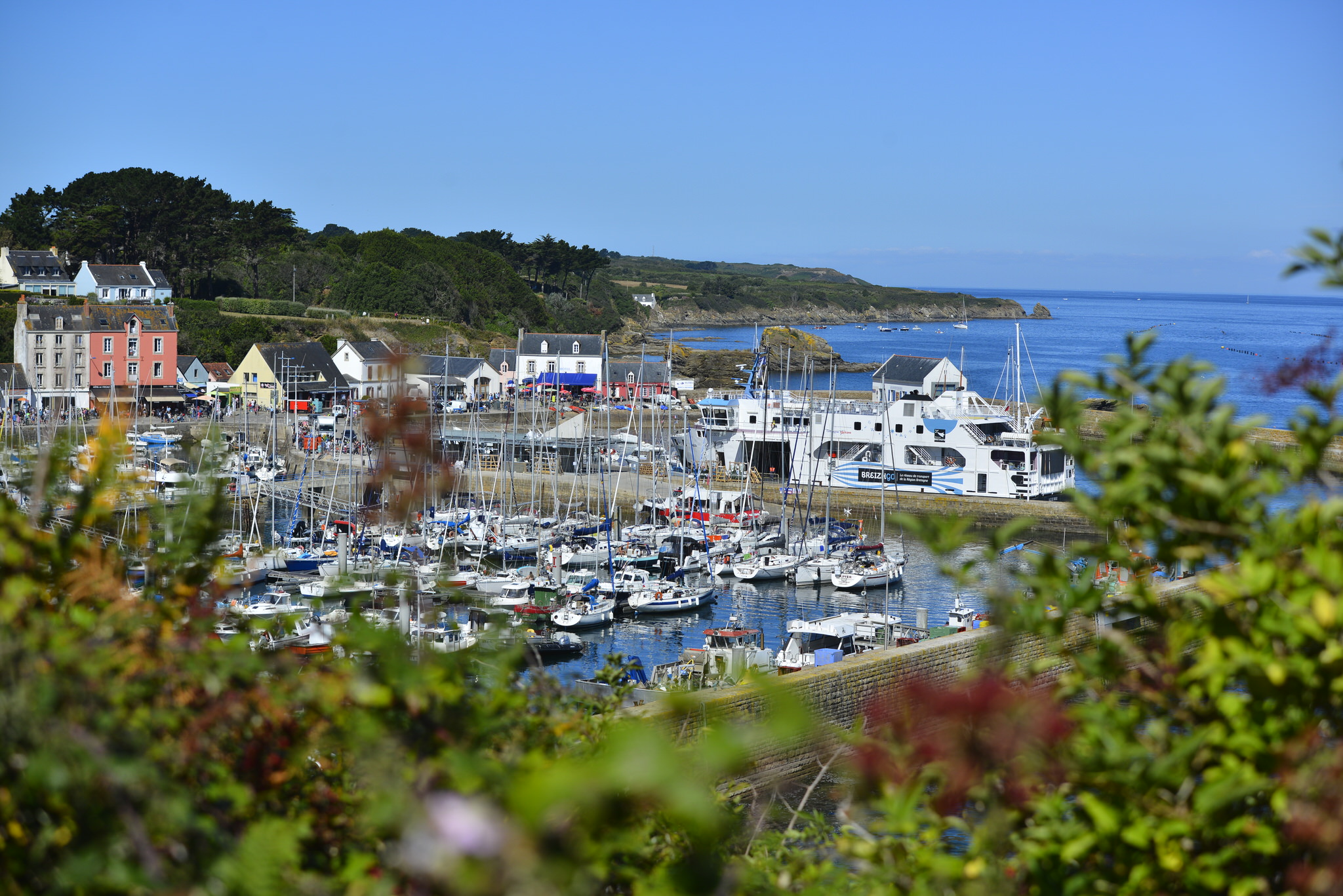 Vue sur Port Tudy, Ile de Groix