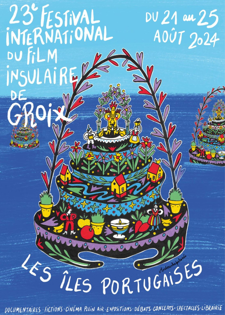 Affiche du Festival International du Film Insulaire de Groix (Morbihan) 2023