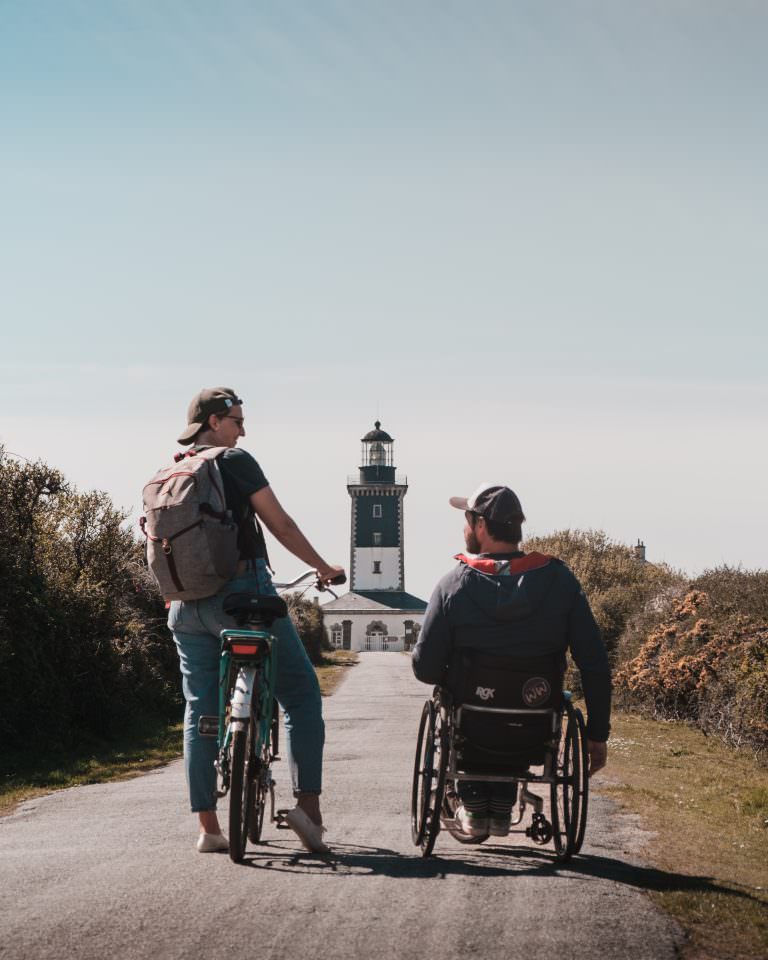 Balade PMR au phare de Pen-Men sur l'île de Groix (Morbihan)