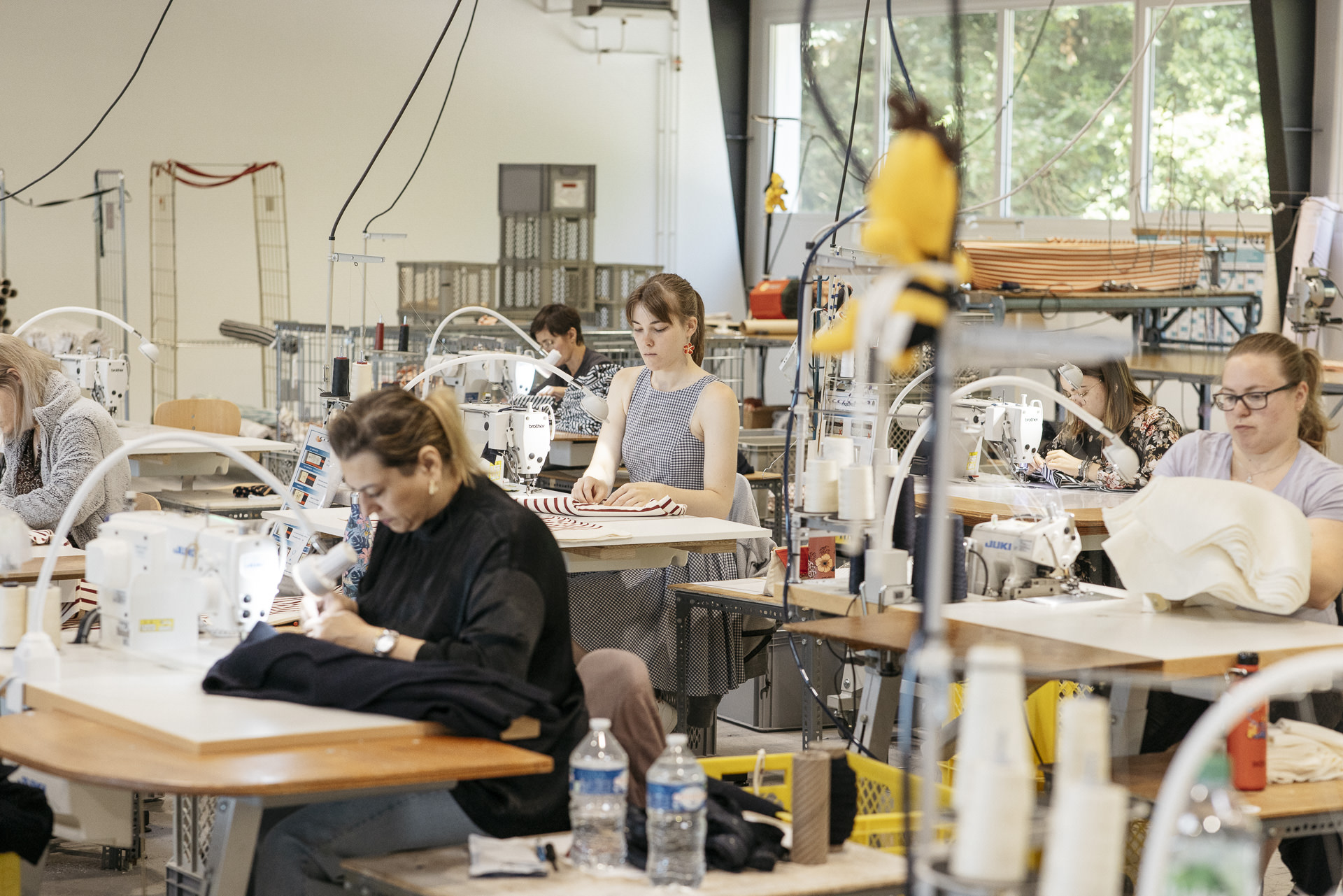 Atelier de vêtements marins Le Minor à Guidel (Morbihan)