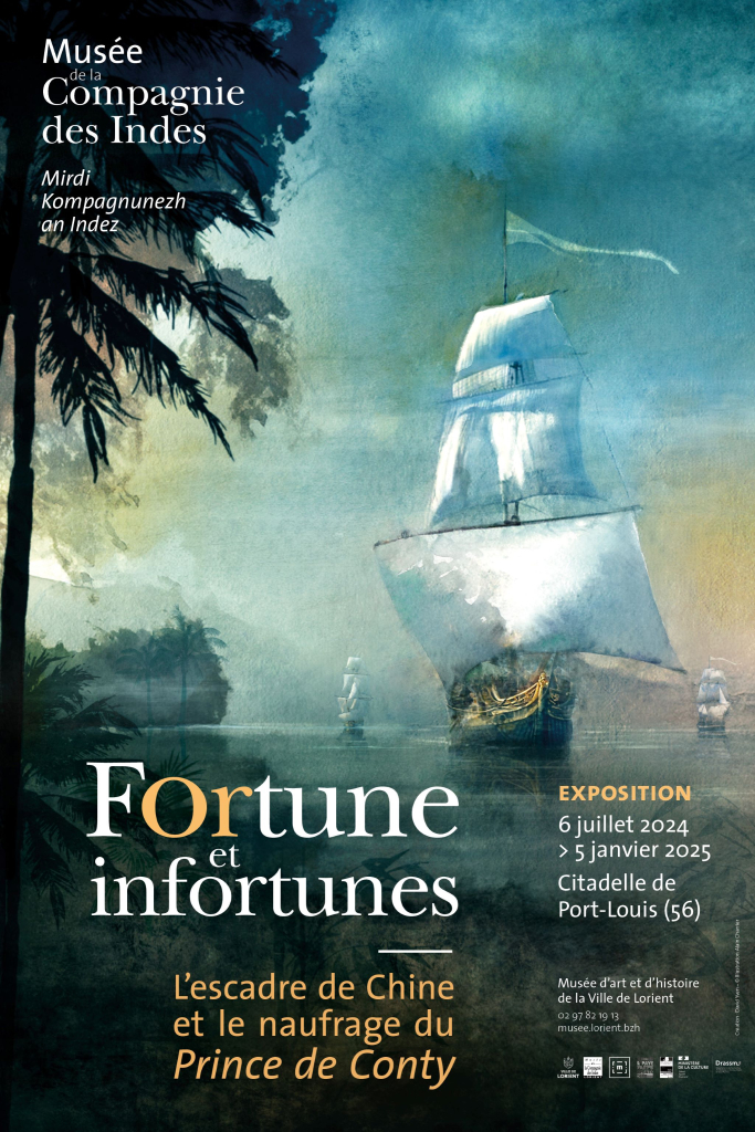 Exposition "Fortune et infortunes" au musée de la Compagnie des Indes à la Citadelle de Port-Louis (Morbihan), jusqu'au 5 janvier 2025