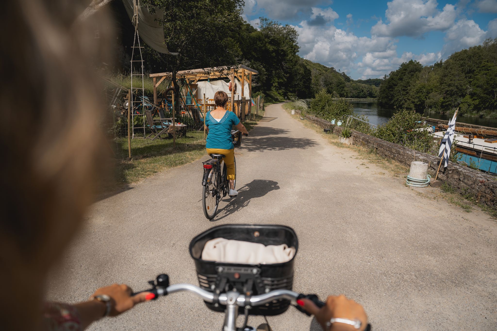 Location de vélo sur le Chemin de Halage d'Inzinzac-Lochrist à Hennebont (Morbihan)