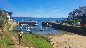 Petit port de Port-Lay, sur l'île de Groix (Morbihan)