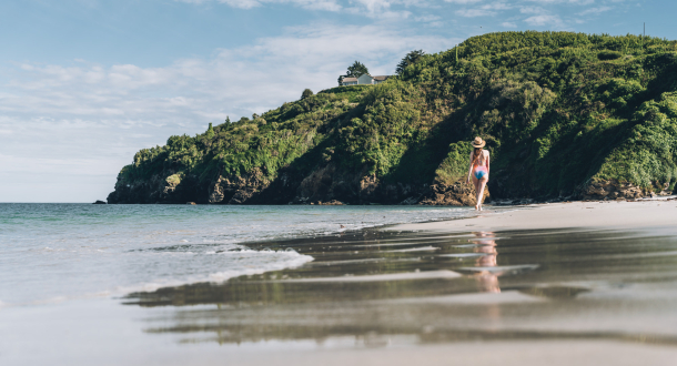 Plage des Grands Sables sur l'île de Groix (Morbihan)