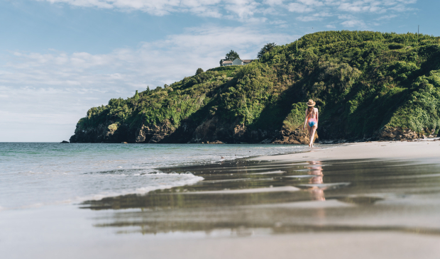 Plage des Grands Sables sur l'île de Groix (Morbihan)