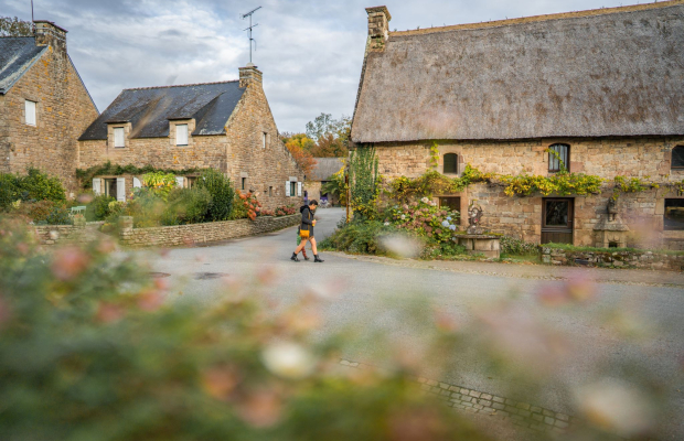 Balade au village de chaumières de Lanvaudan (Morbihan)