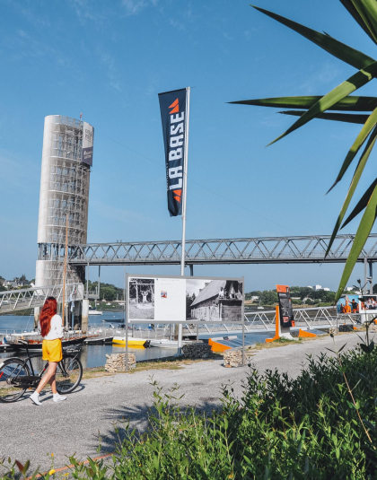 Balade à vélo à Lorient La Base (Morbihan)