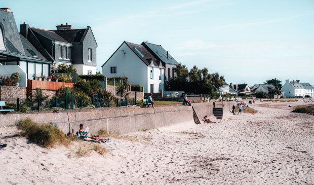 Plage du Goërem sur la presqu'île de Gâvres (Morbihan)